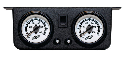 Air Lift Dual Gauge Panel Assembly for 25812 26159