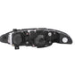 Anzo 1997-1999 Mitsubishi Eclipse Projector Headlights w/ Halo Black G2