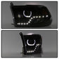 SPYDER xTune Dodge Ram 2009-2014 Halo LED Projector Headlights - Black PRO-JH-DR09-CFB-BK 9036729