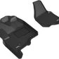 3D MAXpider 12-16 Ford F-250 350 450 Bucket Seats No Floor Shift Kagu 1st Row Floormats - Black L1FR09011509