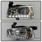 SPYDER Xtune Dodge Charger 06-10 1Pc LED Crystal Headlights Chrome HD-ON-DCH05-1PC-LED-C 5017628