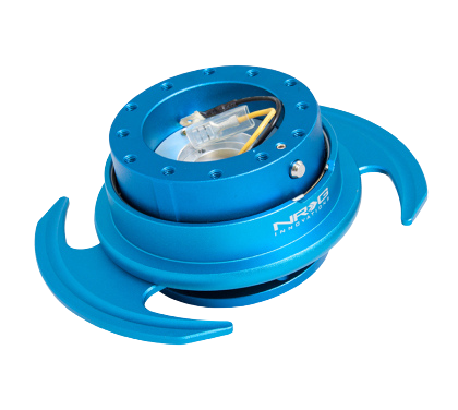 NRG Quick Release Kit Gen 3.0 - Blue Body / Blue Ring w/Handles
