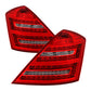 SPYDER Xtune Mercedes Benz W221 S-Class 07-09 LED Tail Lights Red Clear ALT-JH-MBW221-LED-RC 9028458
