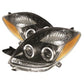 Spyder Toyota Yaris 06-08 2DR Projector Headlights LED Halo- LED Blk PRO-YD-TYA06-HL-BK 5012050