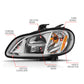 ANZO 2002-2014 Freightliner M2 LED Crystal Headlights Chrome Housing w/ Clear Lens (Pair) 131031