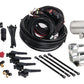 AIRLIFT 3H(1/4"Air Line,4 Gallon 7-Port Lightweight Raw Alum.,VIAIR 444C Comp)