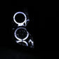 Anzo 2003-2007 Cadillac Cts Projector Headlights w/ Halo Chrome