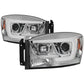 Spyder Dodge Ram 1500 06-08 V2 Projector Headlights - Light Bar DRL - Chrome (PRO-YD-DR06V2-LB-C) 5085290
