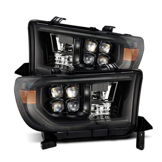 AlphaRex 07-13 Toyota Tundra NOVA LED Proj Headlights Alpha-Black w/Activ Light/Seq Signal/DRL 880820 *Discontinued