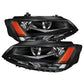 SPYDER Xtune Volkswagen Jetta 11-14 Amber Crystal Headlights Black HD-JH-VJ11-AM-BK 5075796