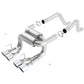 Borla 06-12 Chevrolet Corvette Z06/ZR1 6.2L/7.0L 8cyl Aggressive ATAK Exhaust (rear section only) 11822