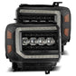 AlphaRex 14-18 GMC Sierra NOVA LED Proj Headlights Plank Style Black w/Activ Light/Seq Signal/DRL 880617 *Discontinued