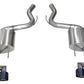Corsa 18-19 Ford Mustang 5.0L V8 3in Sport Axle-Back Dual Rear Exit w/ 4in Black PVD Pro-Series Tips 21039BLK