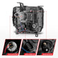 ANZO 14-15 GMC Sierra 1500/2500HD/3500HD Plank Style Projector Headlight - Chrome Housing 111553