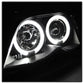 Spyder BMW E46 3-Series 02-05 4DR Projector Headlights 1PC LED Halo Blk PRO-YD-BMWE4602-4D-AM-BK 5042415