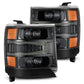 AlphaRex 16-18 Chevy 1500HD LUXX LED Proj Headlights Alpha-BK w/Seq Atv Lgt / SeqSig (Req PN 810023) 880233 *Discontinued