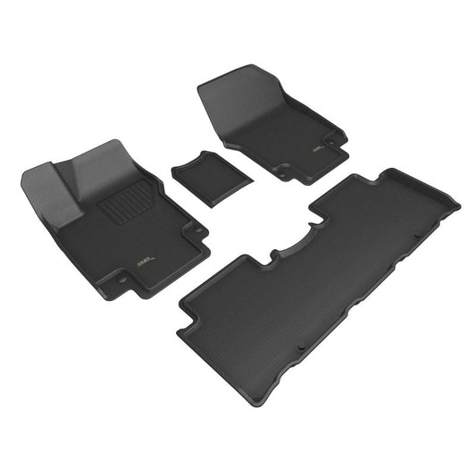 3D MAXpider 22-23 Hyundai Ioniq 5 Kagu Floor Mat- Black R1 R2 L1HY12501509