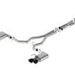 Ford Racing 2024 Mustang Dark Horse 5.0L Extreme Active Cat-Back Exhaust - Black Tip M-5200-DHE