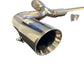 SPDZ1 Polished Tip Axle Back Muffler Exhaust for BMW F30 F32 335i 435i 2012-2016