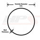 HPS Performance Products HPS 6061 Aluminum Joiner Tube Piping Hose Connector with Bead Roll