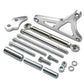 68-93 Ford 5.0L V8 Alternator Bracket Set w/ Tension Rod - Polished