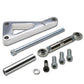 Chevrolet SBC Long Water Pump Alternator Bracket Set - Chrome