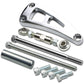 73-98 Chevrolet BBC Long Water Pump Alternator Bracket Set - Aluminum