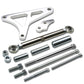 Ford SBF 351W Windsor Chrome Alternator Bracket Set