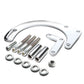 1955-1968 Chevrolet SBC Low Mount Alternator Bracket Set - Chrome
