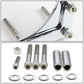 1955-1968 Chevrolet SBC Low Mount Alternator Bracket Set - Chrome