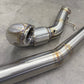 CCdesign Full 4" Downpipe MK7/7.5 VW Golf R & 8V/8S Audi A3/S3 AWD
