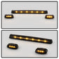 SPYDER Xtune Chevy Silverado 07-13 Amber LED Cab Roof Lights Smoke ACC-LED-CS07-CR-SM 9924613