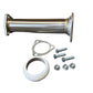 SPDZ1 96-00 Honda Civic EK9 test pipe Straight Flow with 2.5” Donut Gasket and Flange