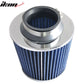 Universal Fit 3.5 Inch Race Performance Cold Air Intake Filter Blue