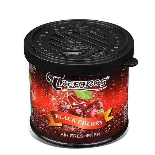 TreeFrog Black Cherry Scent Round Gel Air Freshener 80g Can