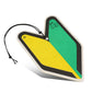 Young Leaf Black Squash Paper Hanging Air Freshener