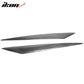 2010-2013 Mazda 3 Headlight Eye Lid Carbon Fiber Eyebrow Cover Pair