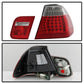 SPYDER xTune 02-05 BMW 3-Series E46 Sedan LED Tail Lights - Red Clear (ALT-JH-BE4602-4D-LED-RC) 9036835
