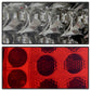 SPYDER xTune 02-05 BMW 3-Series E46 Sedan LED Tail Lights - Red Clear (ALT-JH-BE4602-4D-LED-RC) 9036835