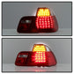 SPYDER xTune 02-05 BMW 3-Series E46 Sedan LED Tail Lights - Red Clear (ALT-JH-BE4602-4D-LED-RC) 9036835