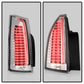 SPYDER xTune 08-13 Cadillac CTS Full LED Housing Tail Light - OE Black Clear ALT-JH-CACTS08-FLED-BK 9960352