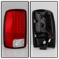 SPYDER xTune 00-06 Chevrolet Suburban/Tahoe Euro Style Tail Lights - Red Clear (ALT-JH-CD00-LED-RC) 9037054