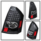SPYDER Xtune Chrysler 300 05-07 LED Tail Lights Black ALT-JH-CHR305-LED-BK 9027567