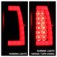 SPYDER xTune 03-06 Chevy Silverado 1500 Light Bar Style LED Tail Lights - Red Clear (ALT-JH-CS03-LBLED-RC) 9036828