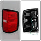 SPYDER xTune Chevy 1500 14-16 / Silverado 2500HD/3500HD LED Tail Lights - Red Clear ALT-JH-CS14-LED-RC 9036569
