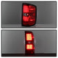 SPYDER xTune Chevy 1500 14-16 / Silverado 2500HD/3500HD LED Tail Lights - Red Clear ALT-JH-CS14-LED-RC 9036569