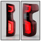SPYDER 19-20 Chevy Silverado (For Factory Halogen Models) Light Bar LED Tail Light - Red Smoked 9050541