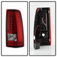 SPYDER xTune 99-02 Chevy Silverado 1500 Light Bar Style LED Tail Lights - Red Clear (ALT-JH-CS99-LBLED-RC) 9036804