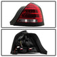 SPYDER Xtune 98-11 Ford Crown Victoria LED Tail Lights -Red Clear ALT-JH-CVIC98-LED-PI-RC 9032868