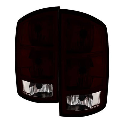 SPYDER Xtune Dodge Ram 1500 02-06 / Ram 2500 3500 03-06 OEM Style Tail Lights Red Smoked ALT-JH-DR02-OE-RSM 9033551